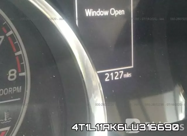 4T1L11AK6LU316690 фото 8