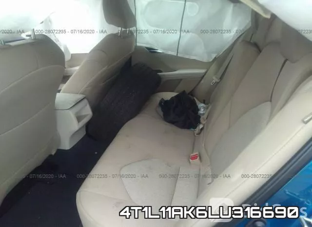 4T1L11AK6LU316690 фото 9