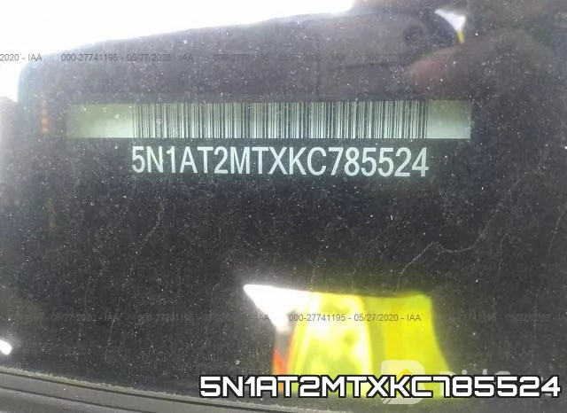 5N1AT2MTXKC785524 фото 10