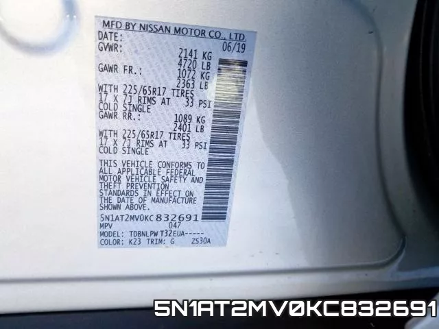 5N1AT2MV0KC832691 фото 2
