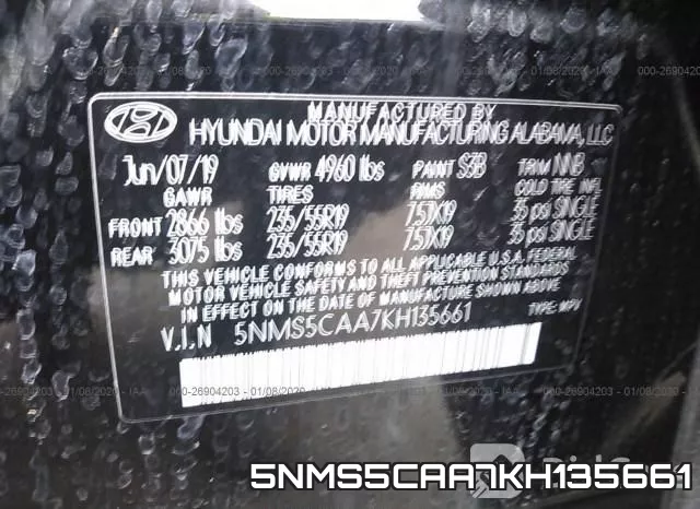 5NMS5CAA7KH135661 фото 10