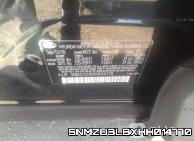 5NMZU3LBXHH014770 фото 10
