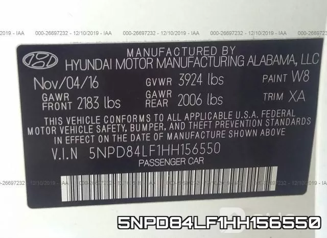 5NPD84LF1HH156550 фото 10