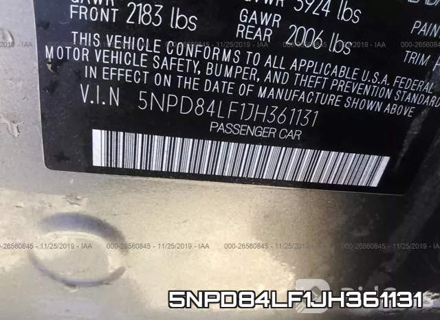 5NPD84LF1JH361131 фото 10