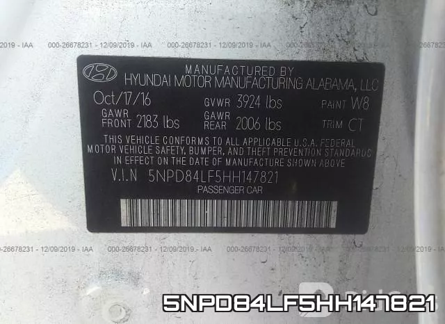 5NPD84LF5HH147821 фото 10