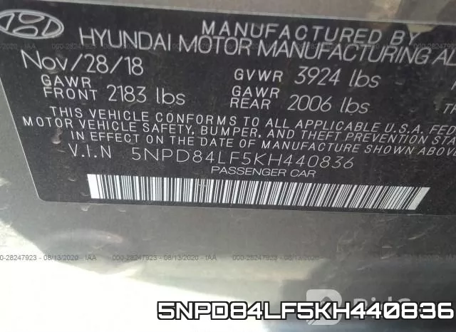 5NPD84LF5KH440836 фото 10