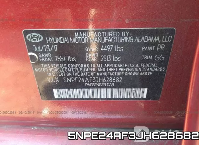 5NPE24AF3JH628682 фото 10
