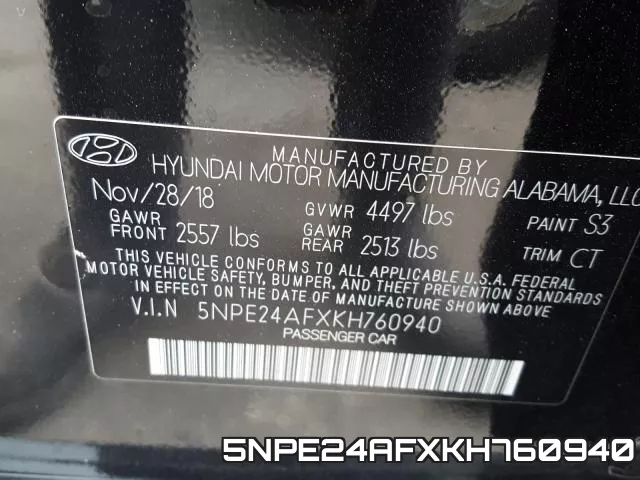 5NPE24AFXKH760940 фото 2