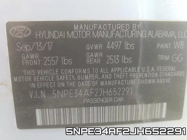 5NPE34AF2JH652291 фото 2