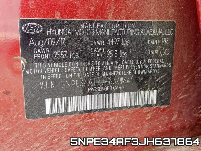 5NPE34AF3JH637864 фото 2