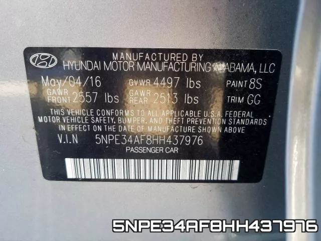 5NPE34AF8HH437976 фото 2