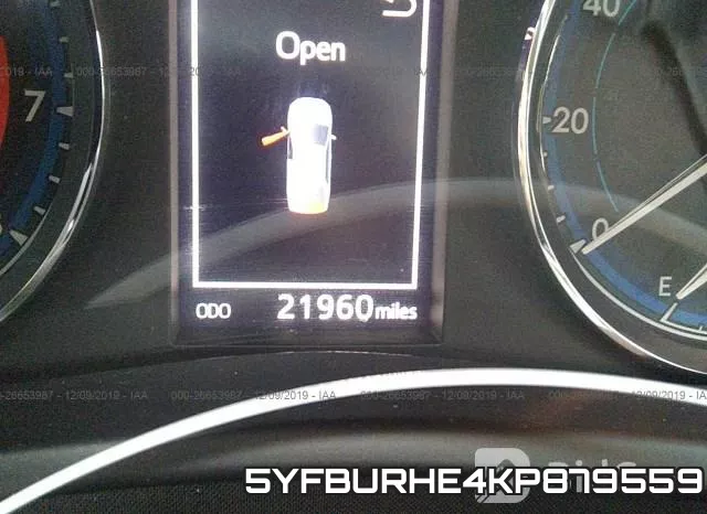 5YFBURHE4KP879559 фото 8