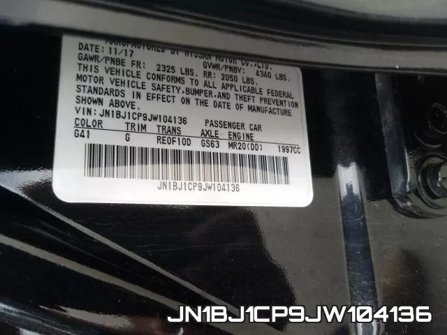 JN1BJ1CP9JW104136 фото 2
