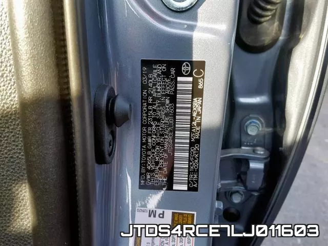 JTDS4RCE7LJ011603 фото 2