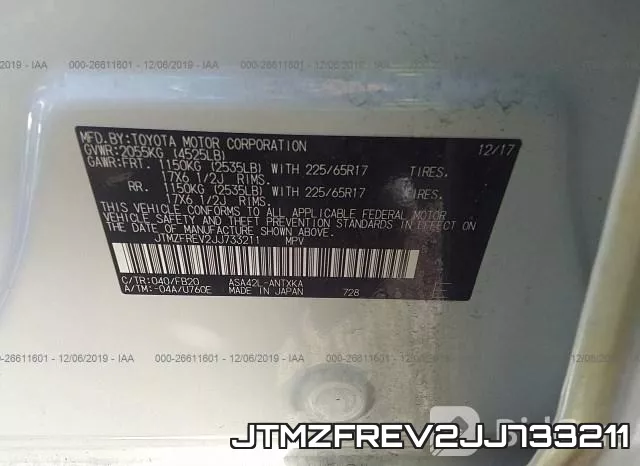 JTMZFREV2JJ733211 фото 10