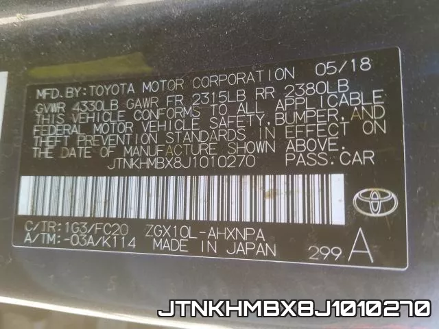 JTNKHMBX8J1010270 фото 2