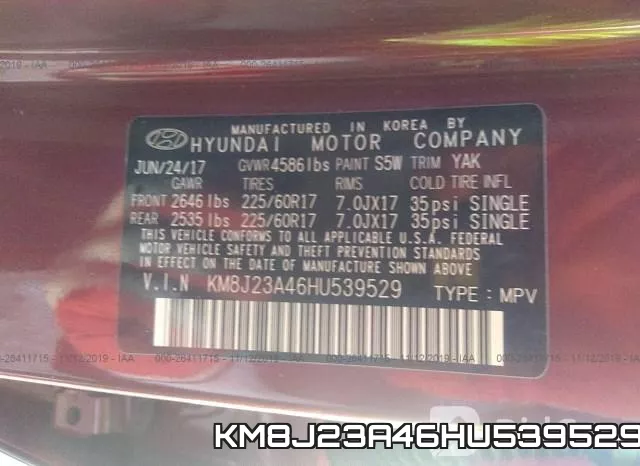 KM8J23A46HU539529 фото 10