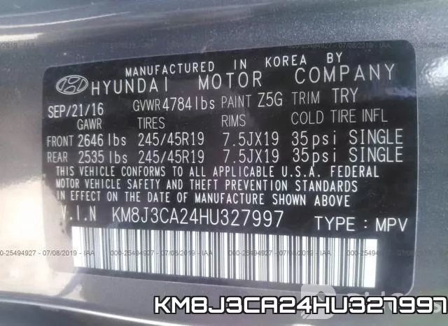 KM8J3CA24HU327997 фото 10