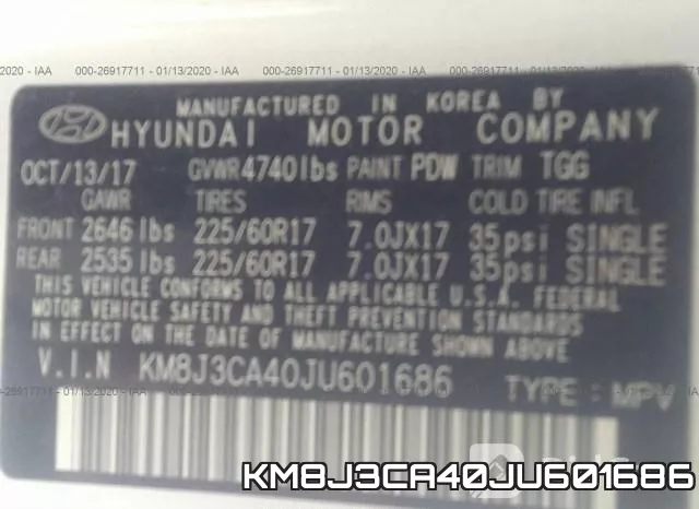 KM8J3CA40JU601686 фото 9