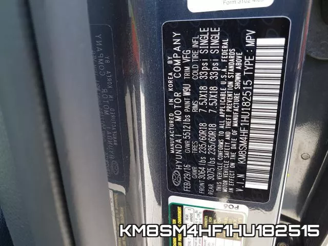 KM8SM4HF1HU182515 фото 2