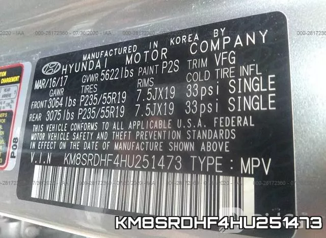KM8SRDHF4HU251473 фото 10