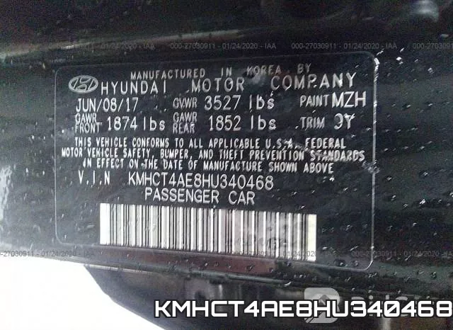 KMHCT4AE8HU340468 фото 10