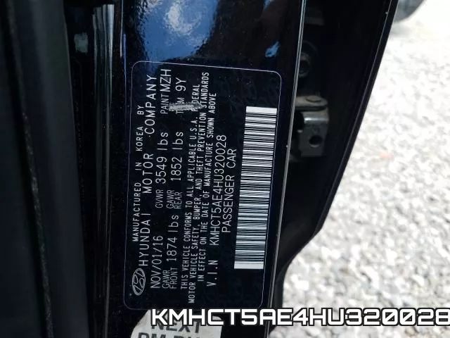 KMHCT5AE4HU320028 фото 2
