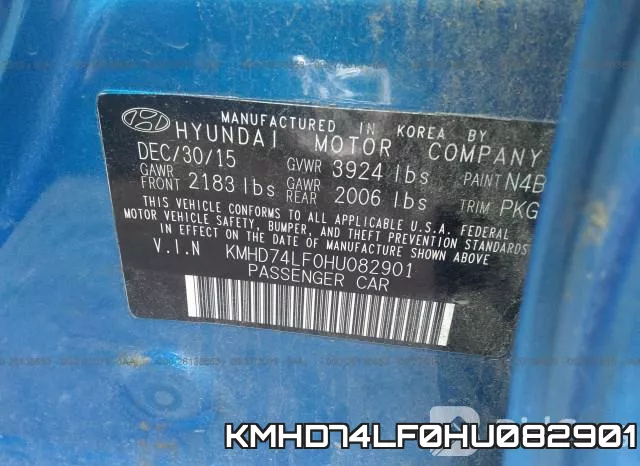 KMHD74LF0HU082901 фото 10