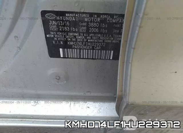 KMHD74LF1HU229372 фото 10