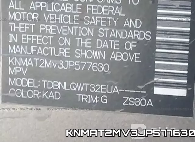 KNMAT2MV3JP577630 фото 10