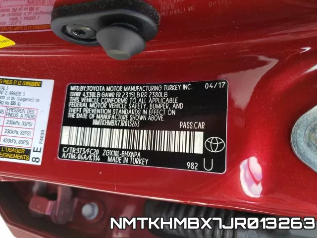 NMTKHMBX7JR013263 фото 2