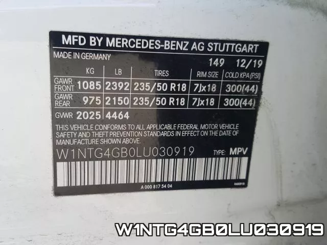 W1NTG4GB0LU030919 фото 2