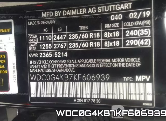 WDC0G4KB7KF606939 фото 10