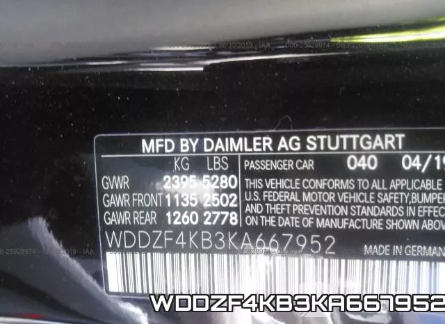 WDDZF4KB3KA667952 фото 10