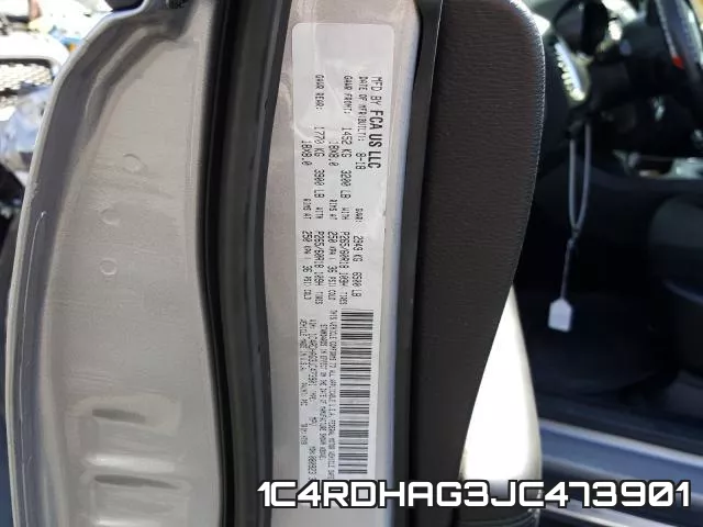 1C4RDHAG3JC473901 фото 2