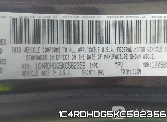 1C4RDHDG5KC582356 фото 10