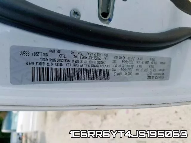 1C6RR6YT4JS195063 фото 2