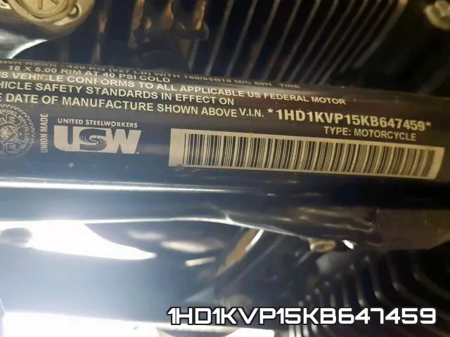 1HD1KVP15KB647459 фото 2