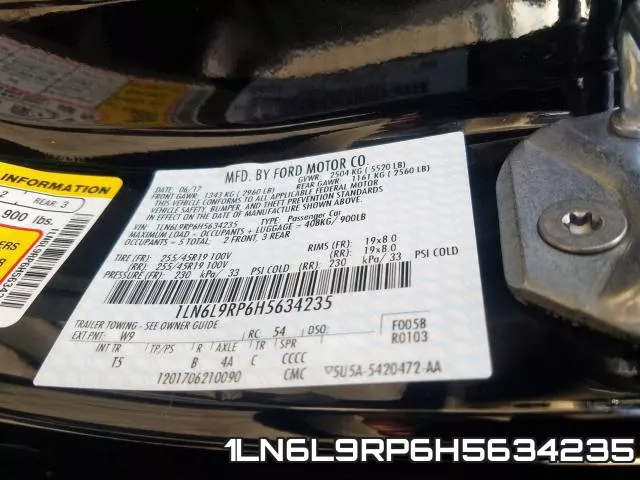 1LN6L9RP6H5634235 фото 2