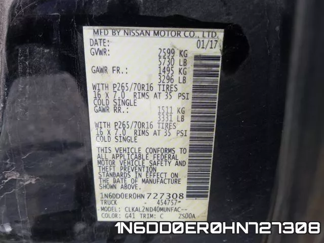 1N6DD0ER0HN727308 фото 2