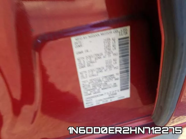 1N6DD0ER2HN712275 фото 2
