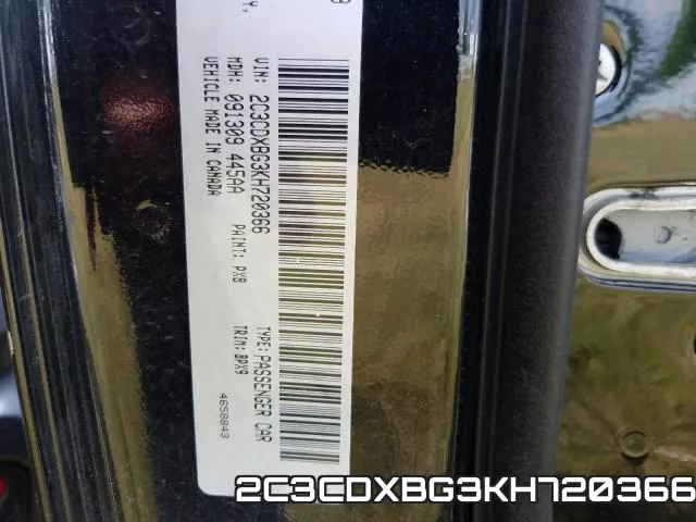 2C3CDXBG3KH720366 фото 2