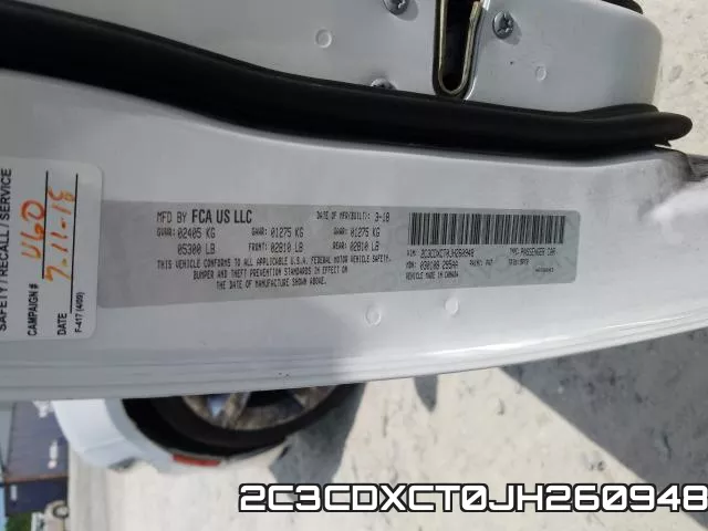 2C3CDXCT0JH260948 фото 2
