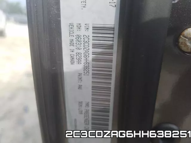 2C3CDZAG6HH638251 фото 2