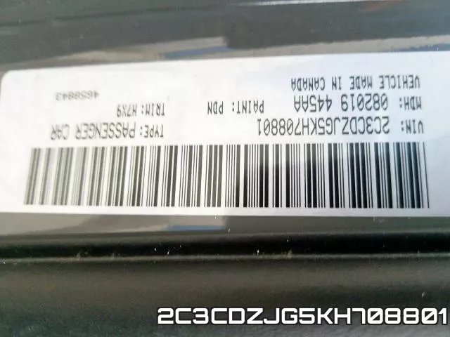 2C3CDZJG5KH708801 фото 2