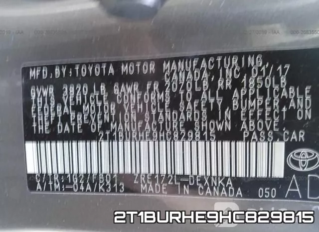 2T1BURHE9HC829815 фото 10
