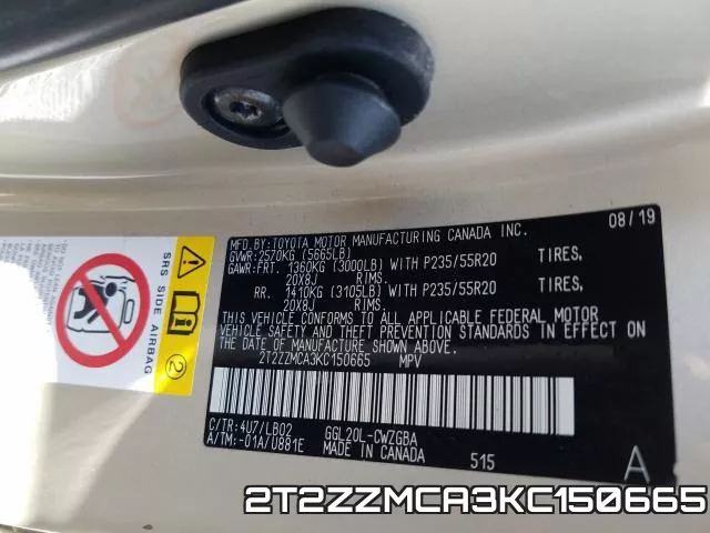 2T2ZZMCA3KC150665 фото 2