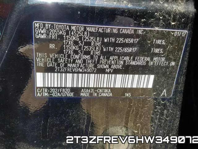 2T3ZFREV6HW349072 фото 2