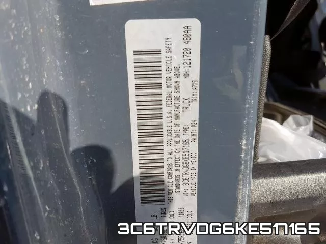3C6TRVDG6KE517165 фото 2