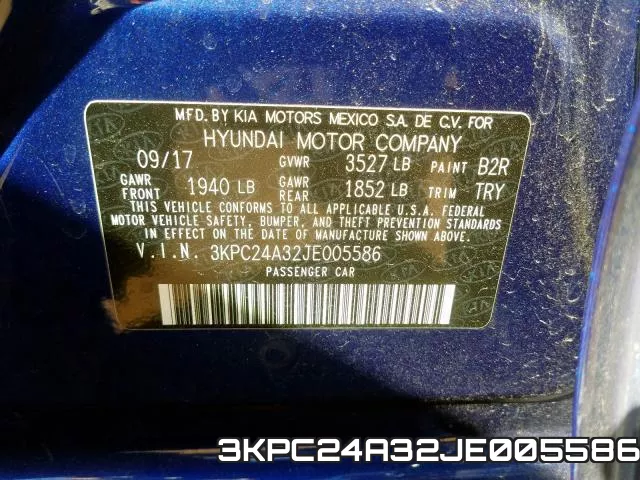 3KPC24A32JE005586 фото 2